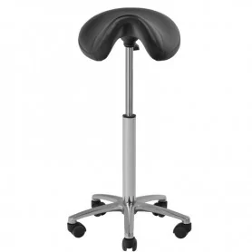 Cosmetic and hairdressing stool 001B black high