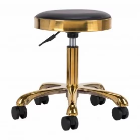 Cosmetic stool M-1640 gold black
