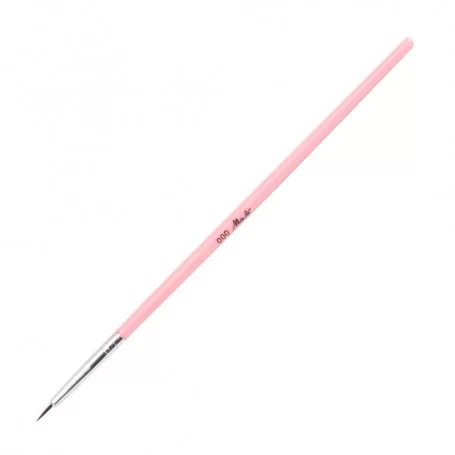 Dekorēšanas ota, rozā plastmasa, matu garums 6mm Molly