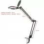 6" LED SMD 5D magnifying glass 6" LED magnifying lamp for table black