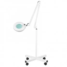 Lampe Lupe S4 + Stativ weiß