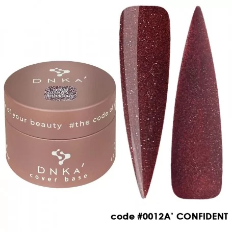 0012a DNKa Cover Base 30 ml (caramel, reflective)