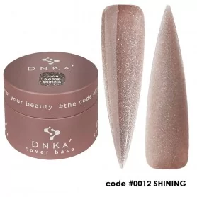 0012 DNKa Cover Base 30 ml (soft brown with silver shimmer)