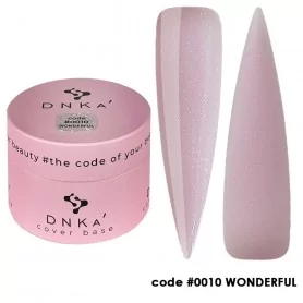 0010 DNKa Cover Base 30 ml (soft mauve pink with shimmer)
