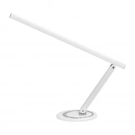 Valge õhuke LED laualamp All4light
