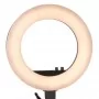 Circular lamp 18' 48W LED black + tripod