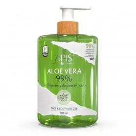 Apis natural aloe vera 99% aloe gel for face and body 300 ml