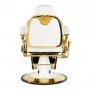 Hairdressing chair Gabbiano Francesco Gold, white gold