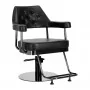 Frizētavas krēsls Gabbiano Granada melns