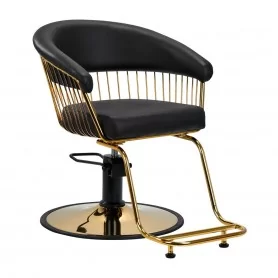 Frizētavas krēsls Gabbiano Lille-M zelta melns