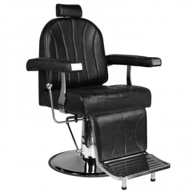 Hair System SM138 melns frizētavas krēsls