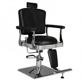 Hair System SM180 czarny fotel do salonu fryzjerskiego