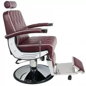 Gabbiano Imperial fotel fryzjerski bordowy