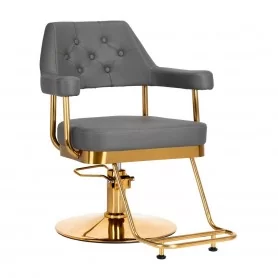 Gabbiano Granada zeltaini pelēks friziera krēsls