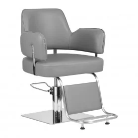 Парикмахерское кресло Gabbiano Linz серебристо-серый