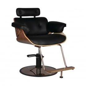 Gabbiano Florence friziera krēsls melns valrieksts