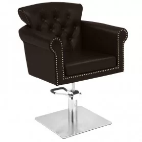 Gabbiano Berlin коричневое парикмахерское кресло