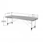 Activ Fizjo aluminum folding massage table Comfort, 3 segments, gray