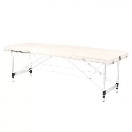 Алюминиевый массажный стол Activ Fizjo 3-сегментный кремовый