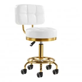 Kosmētiskais krēsls Gold AM-830, balts