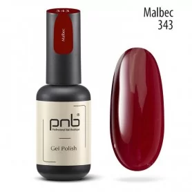 343 Malbec PNB / Гель-лак для ногтей 8мл