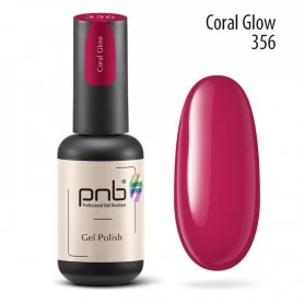 356 Coral Glow PNB / Gel-laks nagiem 8ml