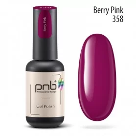358 Berry Pink PNB / Nagų gelis-lakas 8ml