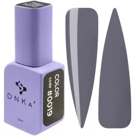 DNKa Гель-лак для ногтей 0019 (темно-серый, эмаль), 12 мл