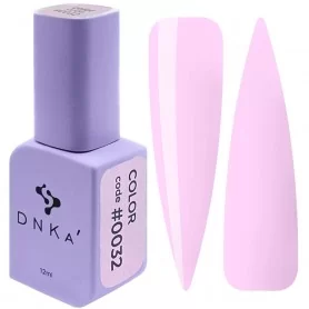 DNKa Гель-лак для ногтей 0032 (йогуртово-розовый, эмаль), 12 мл