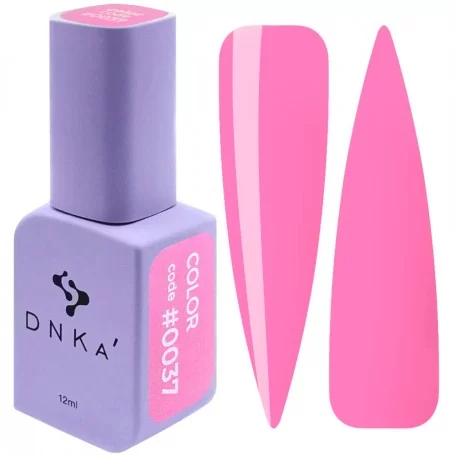 DNKa Гель-лак для ногтей 0037 (конфетный розовый, эмаль), 12 мл