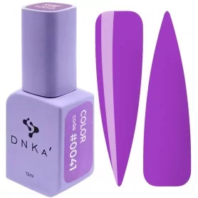 DNKa Гель-лак для ногтей 0041 (приглушенный фиолетовый, эмаль), 12 мл