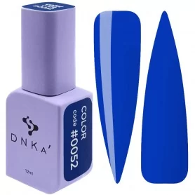DNKa Gel Nail Polish 0052 (azure blue, enamel), 12 ml