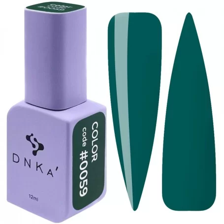 DNKa Gel Nail Lacquer 0059 (tumeroheline-burquoise, email), 12 ml