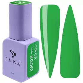DNKa Гель-лак для ногтей 0061 (зеленый, эмаль), 12 мл