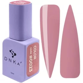 DNKa Gel Nail Polish 0023 (beige-pink, enamel), 12 ml