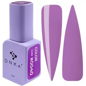 DNKa Gel Nail Polish 0040 (gray-purple, enamel), 12 ml