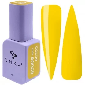 DNKa Гель-лак для ногтей 0069 (желтый, эмаль), 12 мл