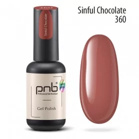 PNB 360 Sinful Chocolate / Gelinis nagų lakas 8ml