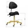 Cosmetic stool 1004 Giovanni gold black