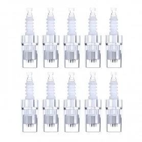10 Replacement Cartridges for Microneedle Pen with 12 Needles.