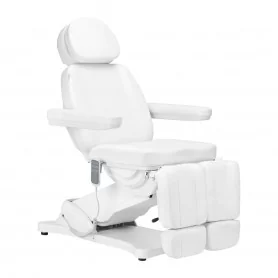Electro skaistumkopšanas krēsls SILLON CLASSIC, 3 motori, ar kulbiņu, balts