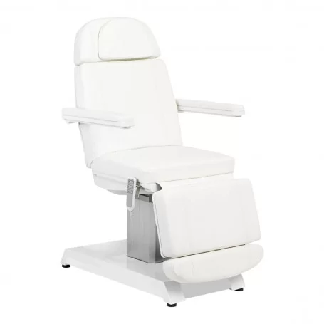 Fotel kosmetyczny Expert W-16B, 3 silniki, biały