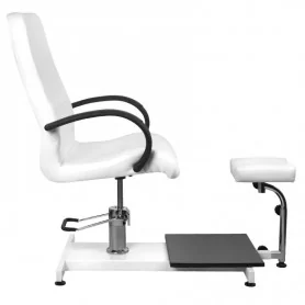 Hydrauliczne krzesło kosmetyczne. Spa 100 pedicure białe