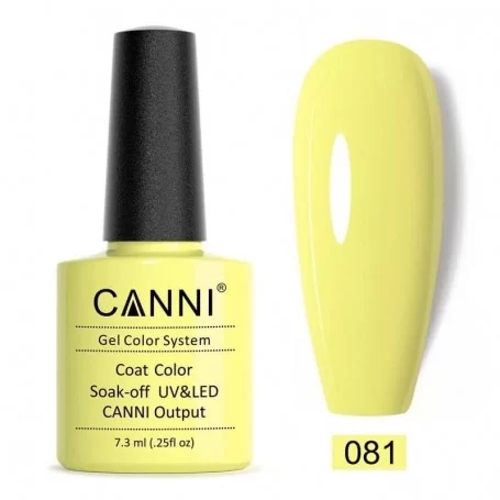 Shock Yellow Canni Lakier do paznokci UV LED