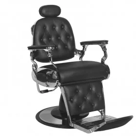 Krzesło fryzjera Gabbiano Francesco czarne