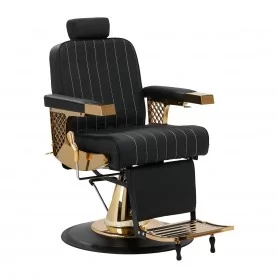 Fotel fryzjerski Gabbiano Marcus, złoty, czarny