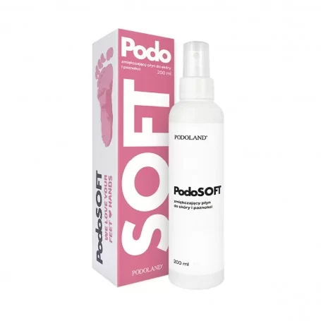 Podoland PodoSoft смягчающая жидкость для кожи и ногтей 200мл