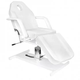Hidraulinė kosmetikos kėdė. Basic 210 balta