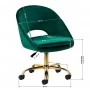 4Grozāmais krēsls Rico QS-MF18G samta zaļš