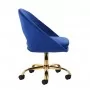 4Swivel chair Rico QS-MF18G velvet dark blue